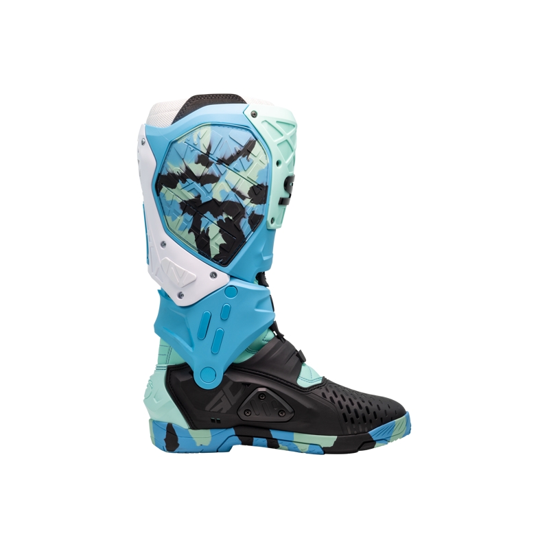 Stivali moto SiDi Crossair X nero-turchese