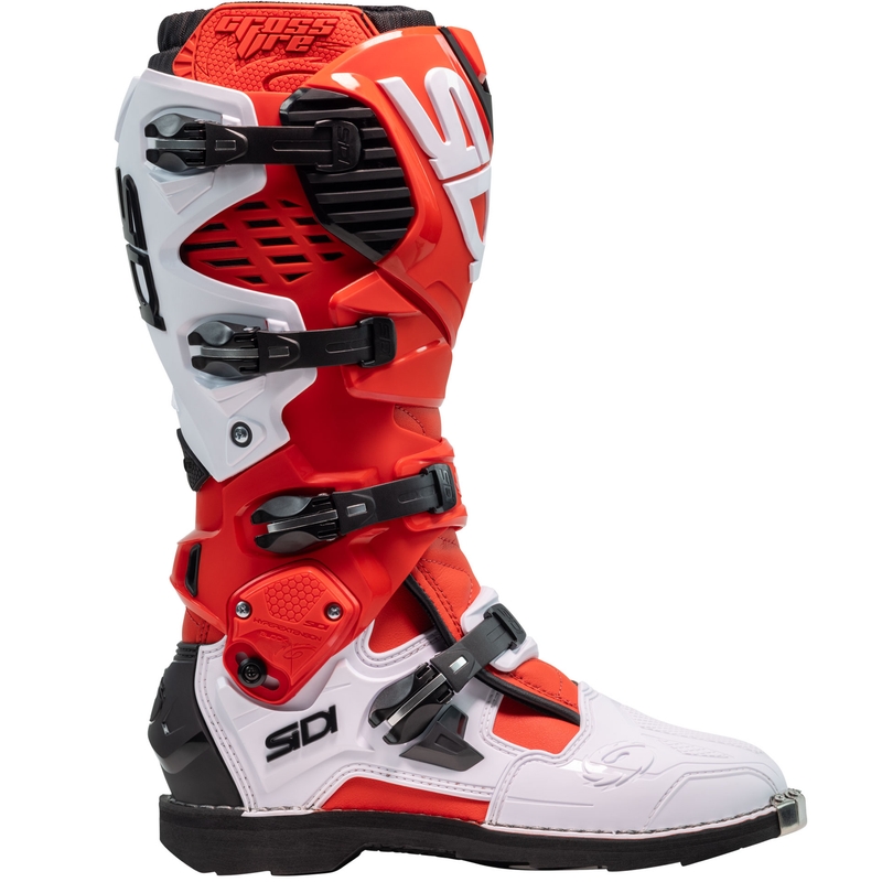 Stivali moto SiDi Crossfire 3 rosso-bianco