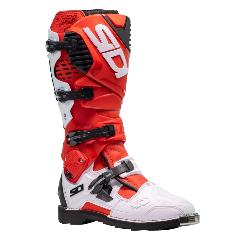 Stivali moto SiDi Crossfire 3 rosso-bianco