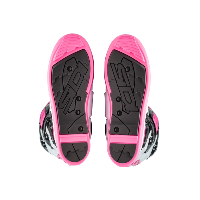 Stivali moto SiDi Crossfire 3 SRS nero-bianco-rosa