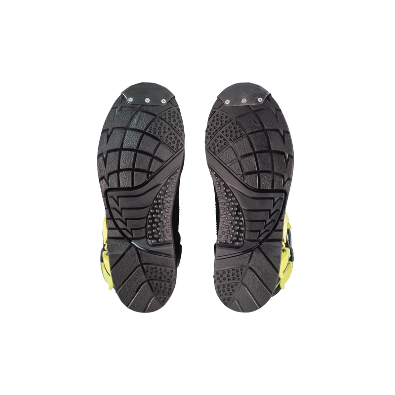 Scarpe motocross per bambini SiDi Flame nero-giallo