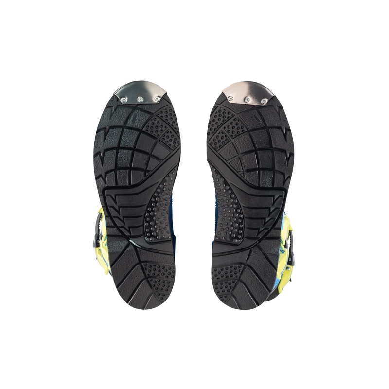 Stivali motocross per bambini SiDi Flame blu-giallo-nero