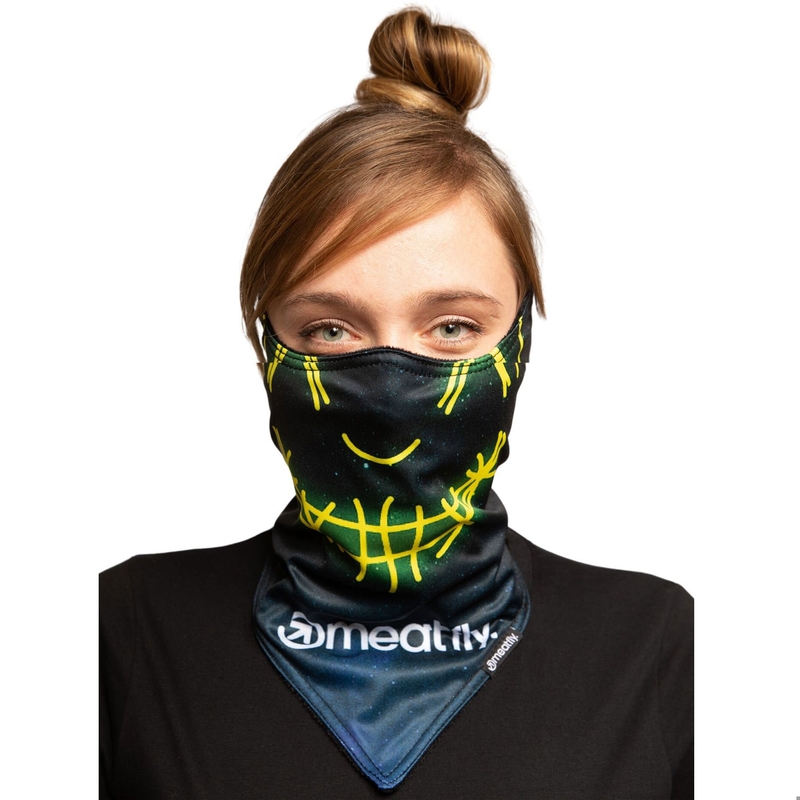 Fazzoletto da collo Meatfly Frosty Neon Face