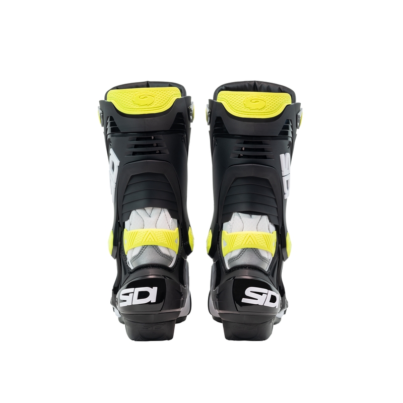 Stivali moto SiDi Rex bianco-nero-giallo