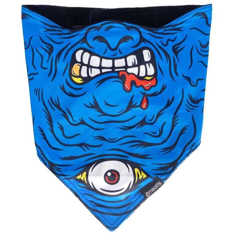 Fazzoletto da collo Meatfly Frosty Monster blu
