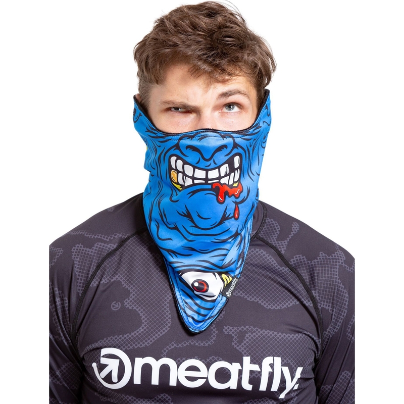 Fazzoletto da collo Meatfly Frosty Monster blu