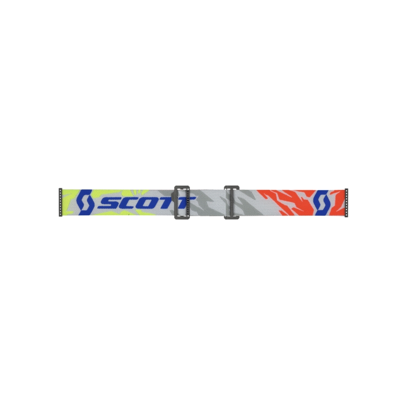 Occhiali motocross per bambini SCOTT Primal Youth blu con plexiglass trasparente