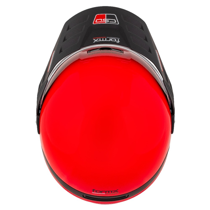 Casco enduro Cassida FormX Jawa RotaX rosso-bianco-oro