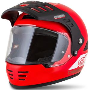Casco enduro Cassida FormX Jawa RotaX rosso-bianco-oro