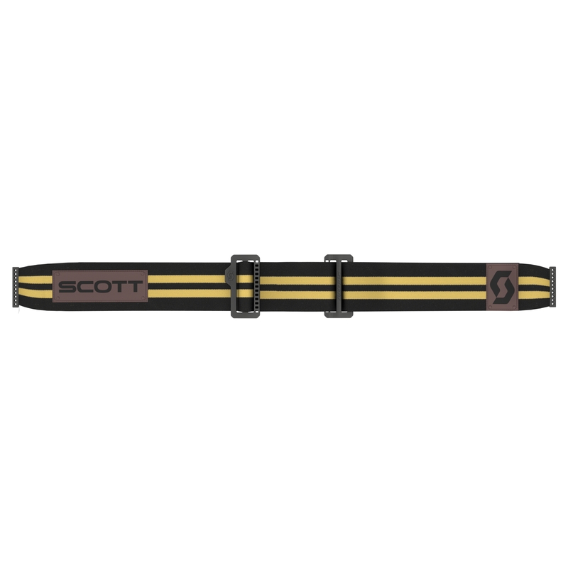 Occhiali motocross SCOTT 89X Era nero-beige con plexiglass argento