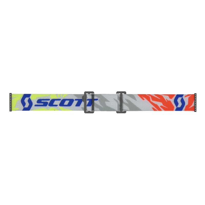 Occhiali motocross per bambini SCOTT Primal Youth arancione con plexiglass trasparente