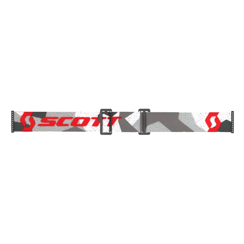 Occhiali motocross SCOTT Primal Enduro camo rosso con plexiglass trasparente Saldi