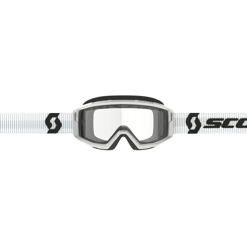 Occhiali motocross SCOTT Primal Enduro bianchi con plexiglass trasparente