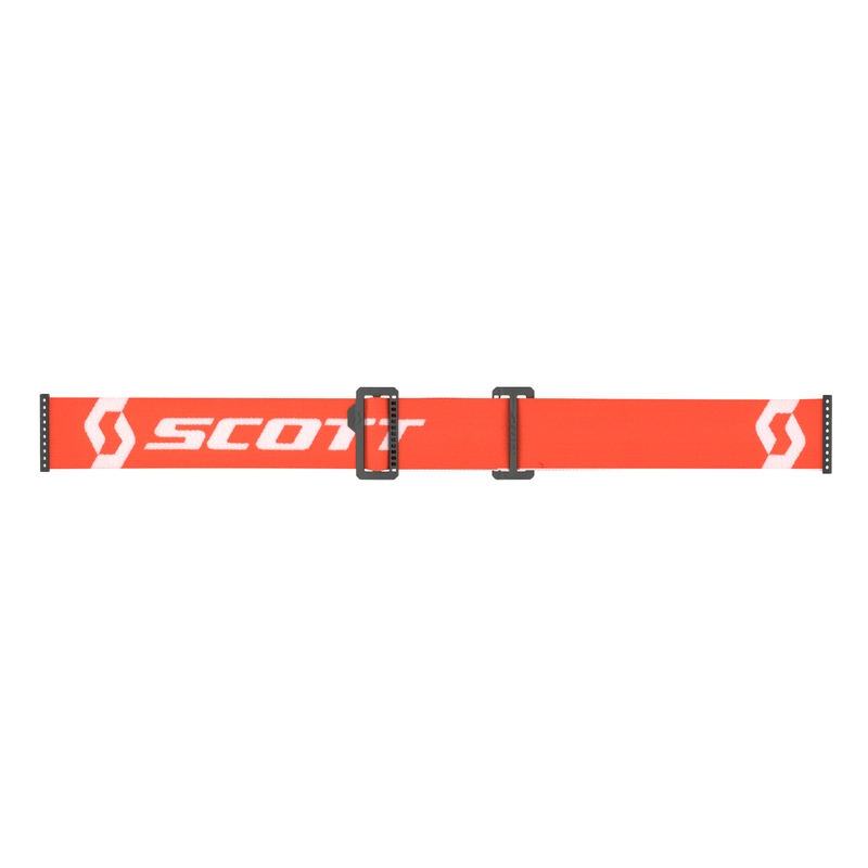 Occhiali motocross SCOTT Primal Clear arancione-bianco con plexiglass trasparente