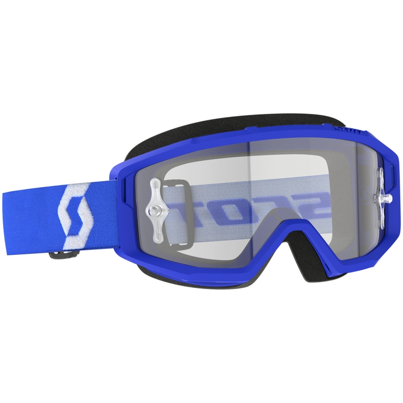 Occhiali motocross SCOTT Primal Clear blu con plexiglass trasparente