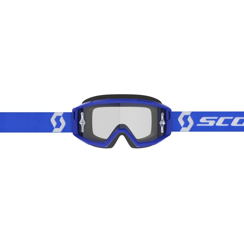 Occhiali motocross SCOTT Primal Clear blu con plexiglass trasparente