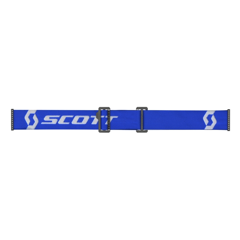 Occhiali motocross SCOTT Primal CH blu-bianco con plexiglass blu cromato