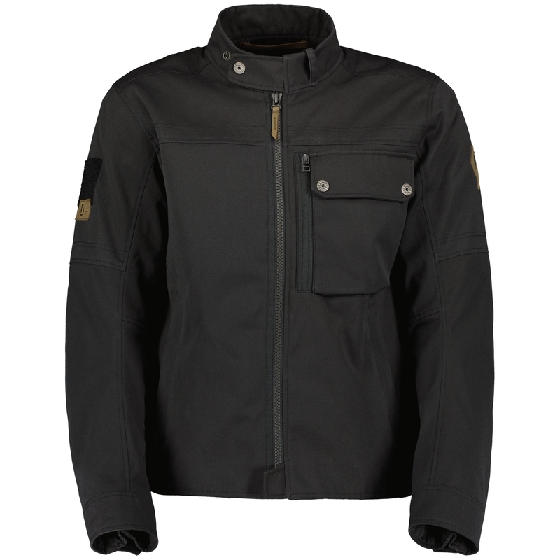 Giacca moto SCOTT JACKET VINTAGE nera