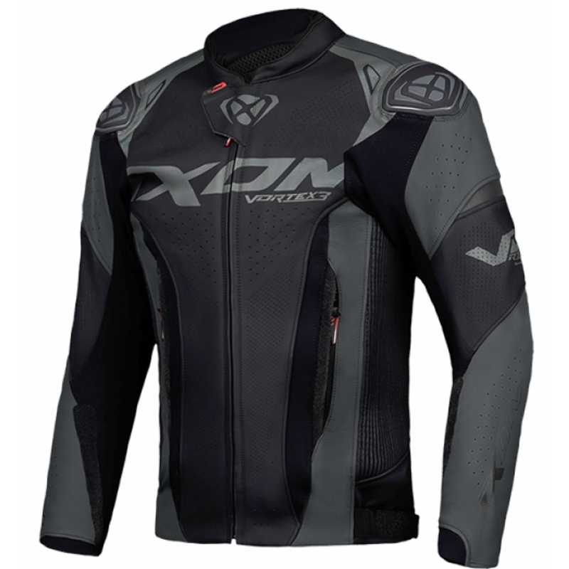 Giacca moto in pelle IXON Vortex 3 nera