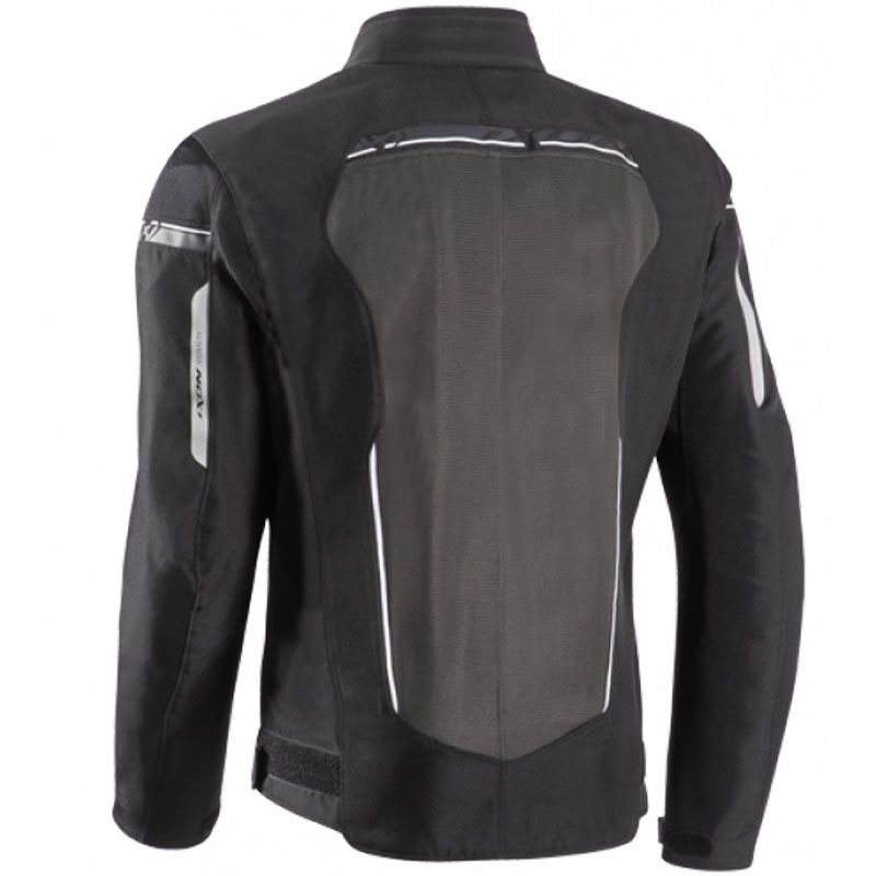 Giacca moto IXON T-Rex nero-grigio-bianco