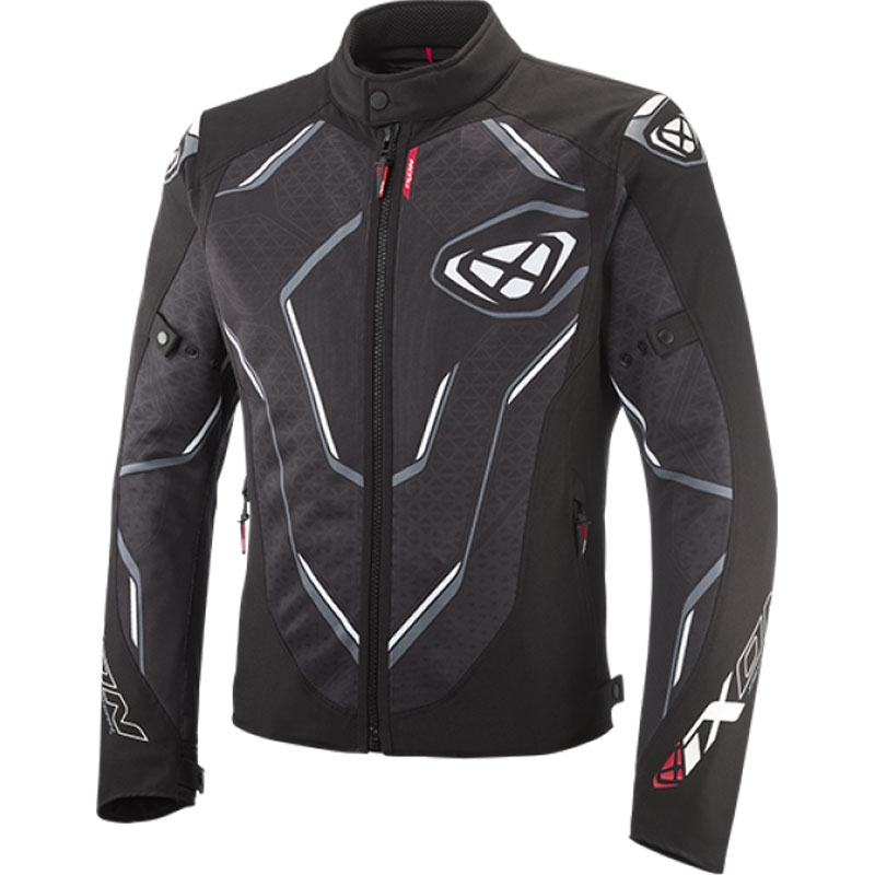 Giacca moto IXON Demoniak nero-bianco