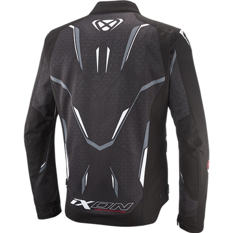 Giacca moto IXON Demoniak nero-bianco