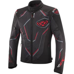 Giacca moto IXON Demoniak nero-rosso