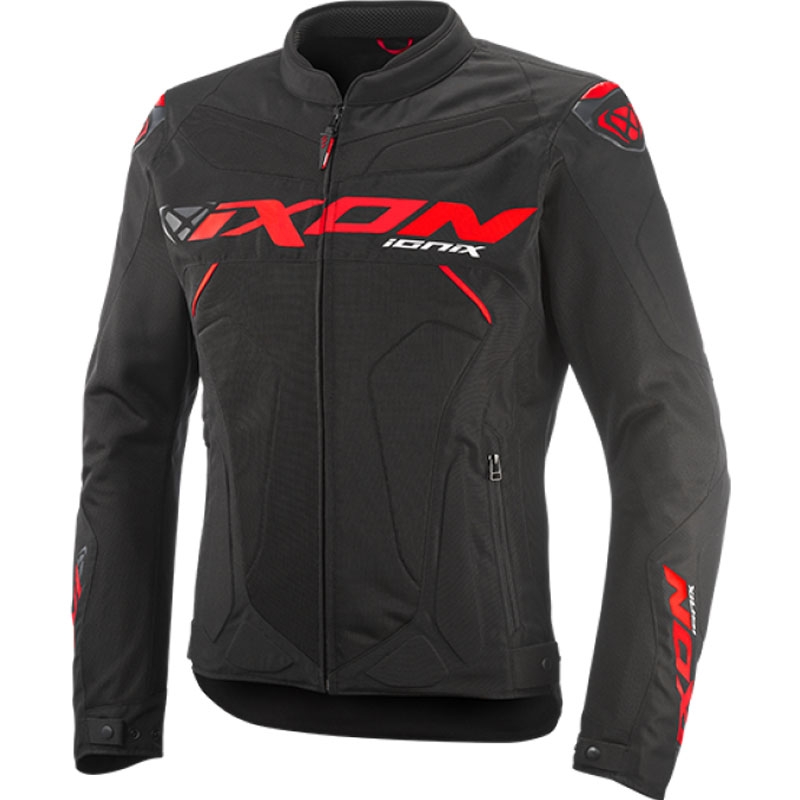 Giacca moto IXON Ionix nero-rosso
