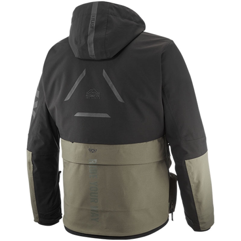 Giacca moto IXON Etna kaki-nero