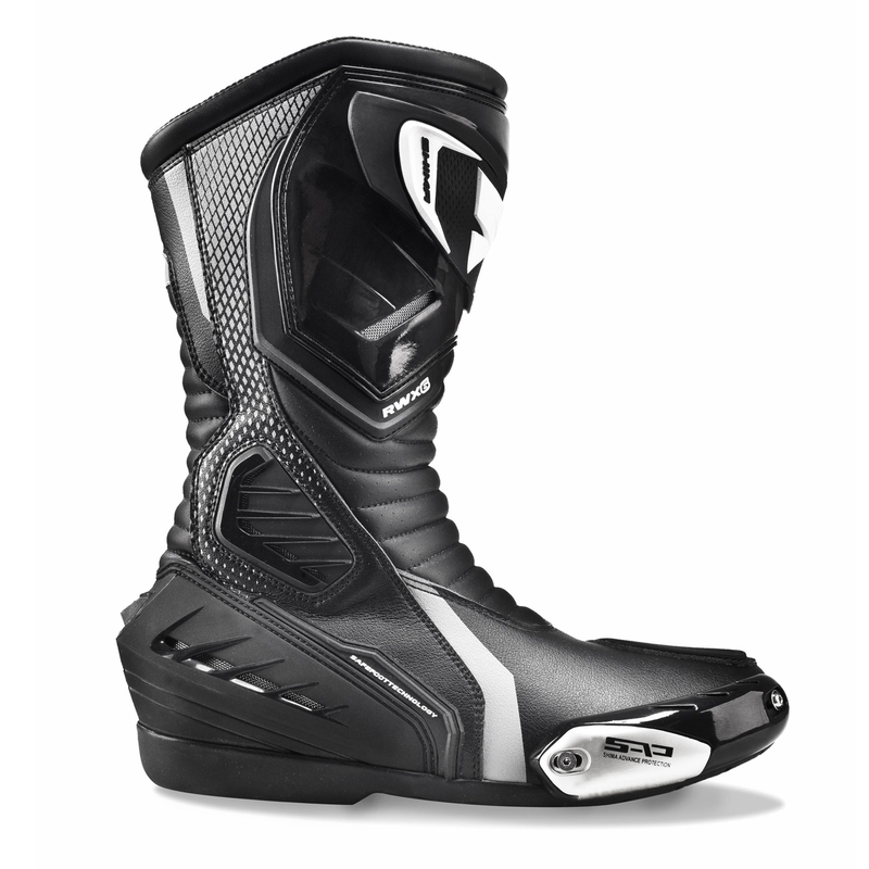 Stivali da moto Shima RWX-6 da donna, nero