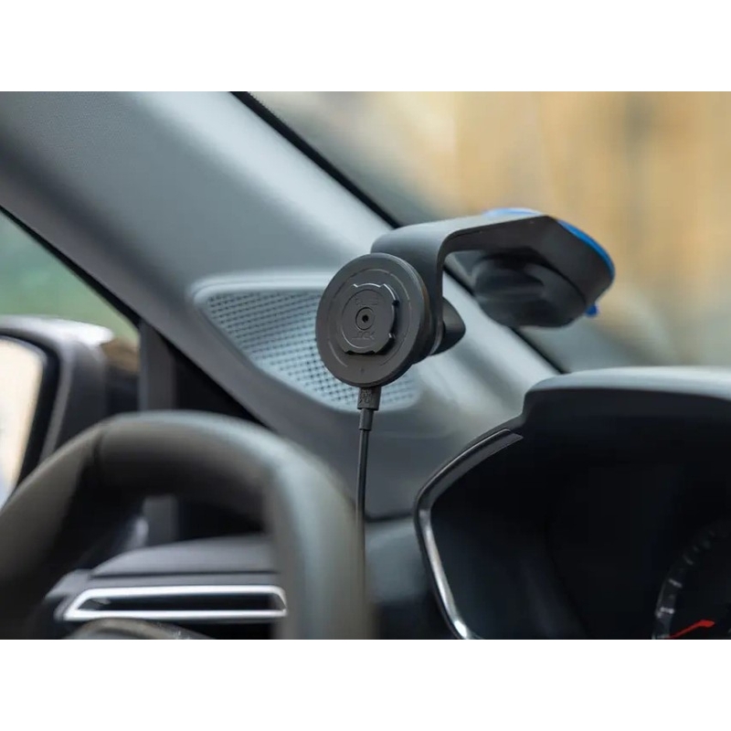 Supporto per telefono a ventosa per montaggio su parabrezza/cruscotto per auto Quad Lock®