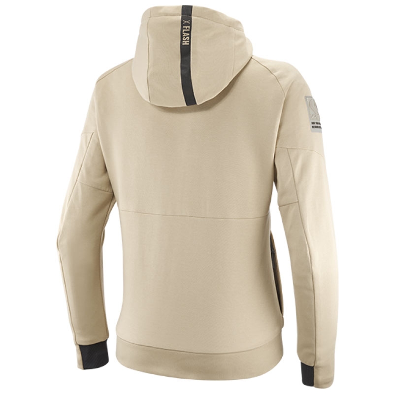 Giacca moto da donna IXON Touchdown beige grigio