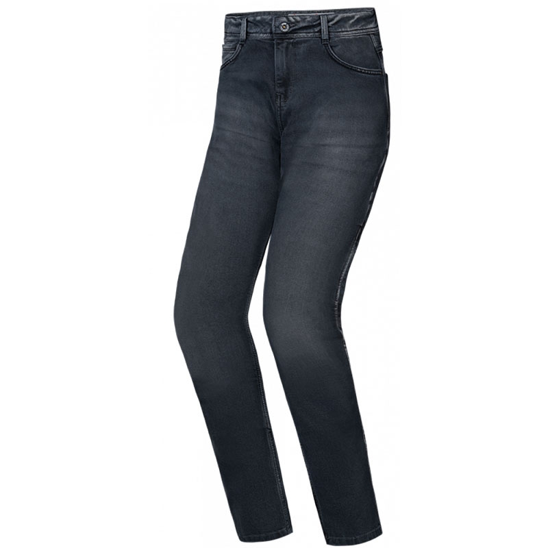 Jeans moto da donna IXON Dany nero lavato