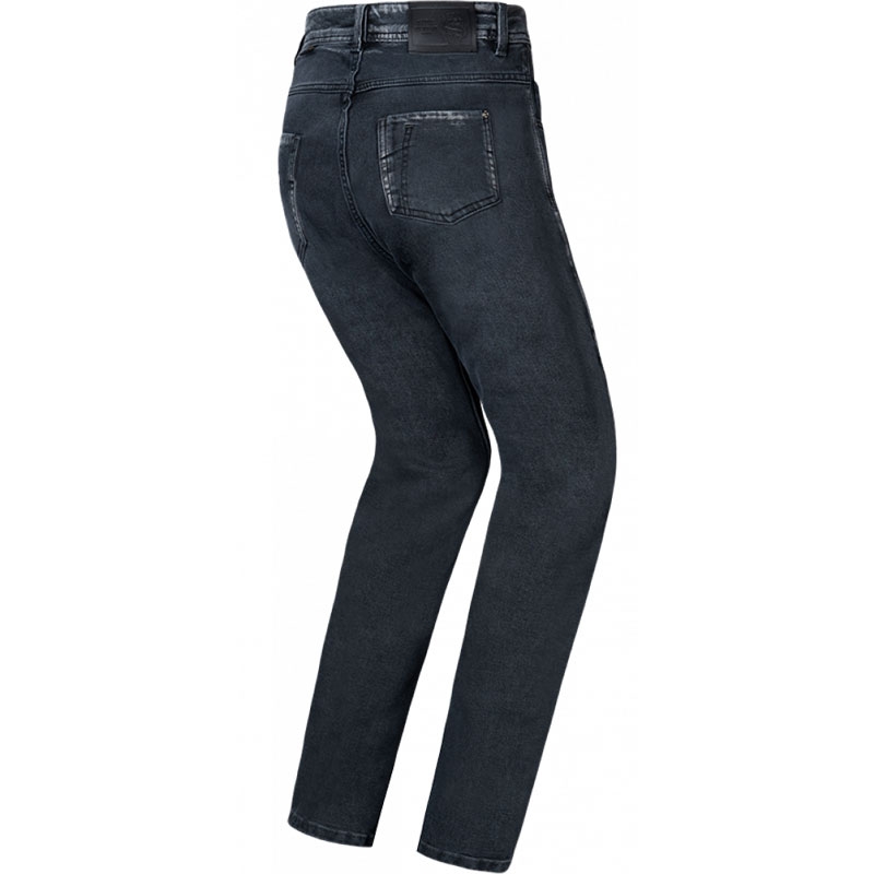 Jeans moto da donna IXON Dany nero lavato
