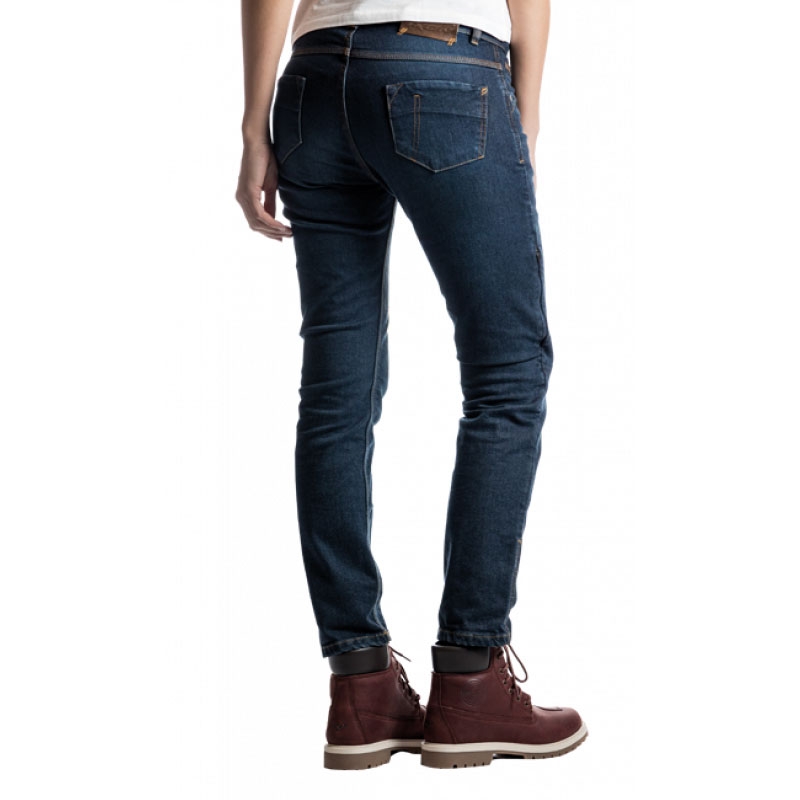 Jeans da moto da donna IXON Billie blu lavato