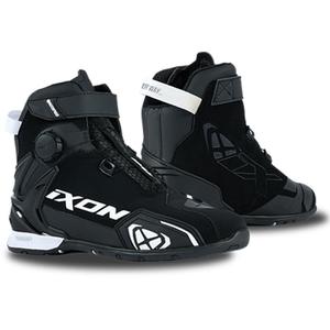Stivali moto da donna IXON Bull 2 WP nero-bianco