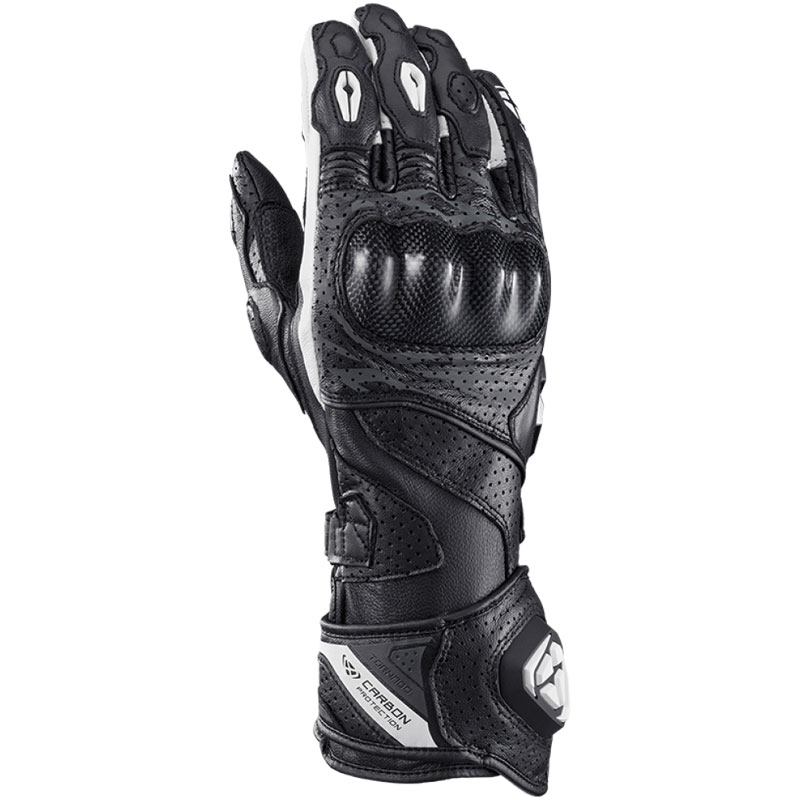 Guanti moto IXON Tornado Air nero-bianco