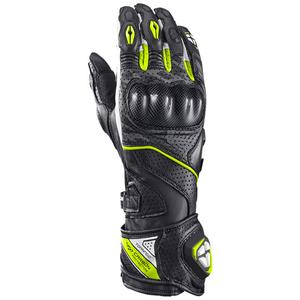 Guanti moto IXON Tornado Air nero-bianco-giallo fluo