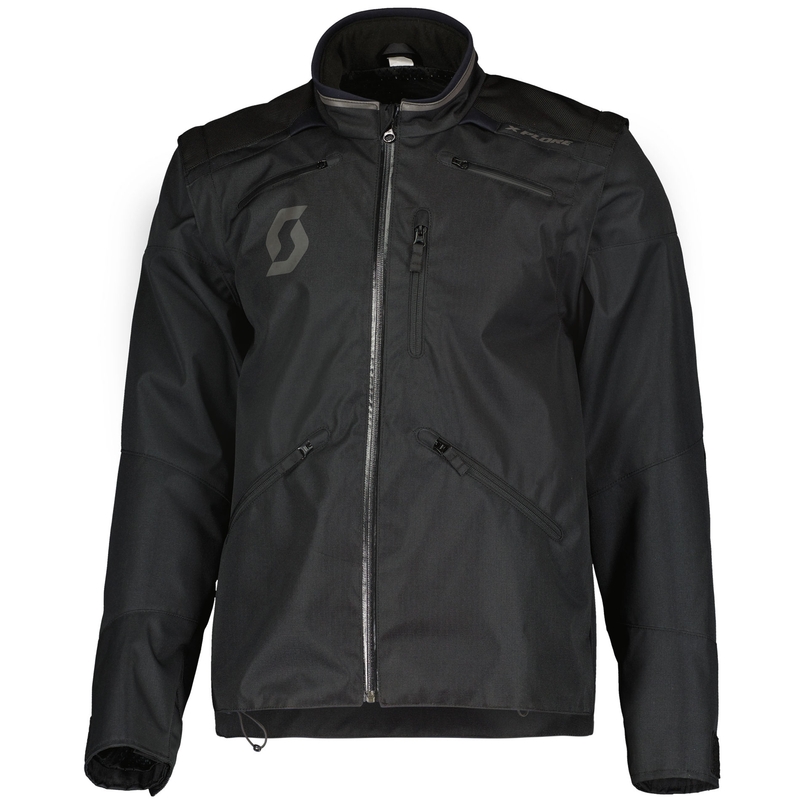 Giacca moto Scott X-PLORE nero-grigio