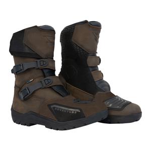 Stivali moto Street Racer Adventure Low WP marrone