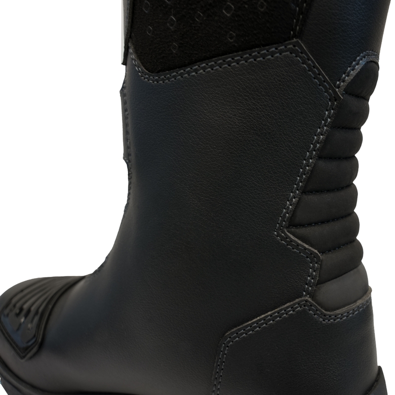Stivali moto Street Racer Adventure Low WP marrone