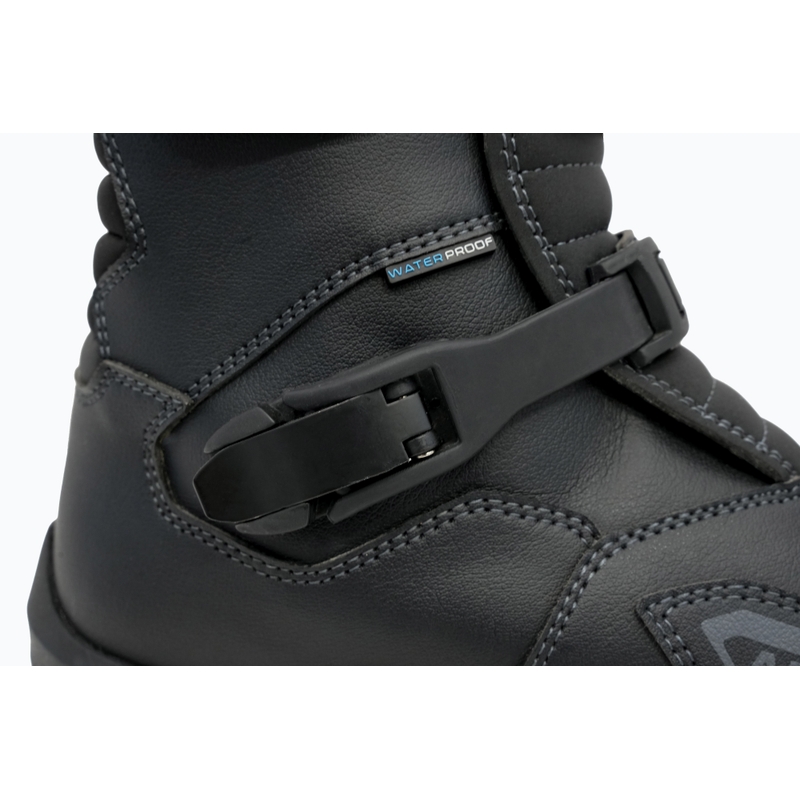 Stivali moto Street Racer Adventure Low WP marrone