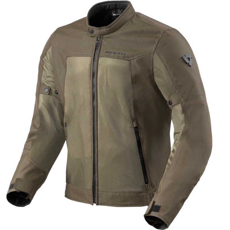 Giacca moto Revit Eclipse 2 Tarmac verde