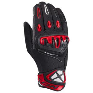 Guanti moto IXON Mirage Air nero-bianco-rosso