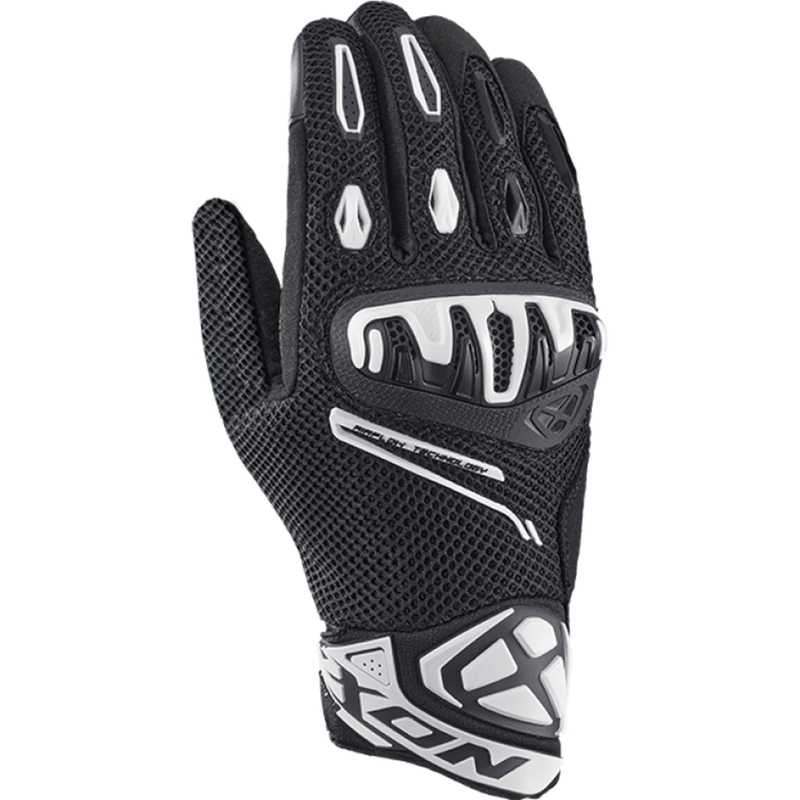 Guanti moto IXON Mirage Airflow nero-bianco