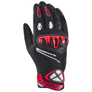 Guanti moto IXON Mirage Airflow nero-rosso