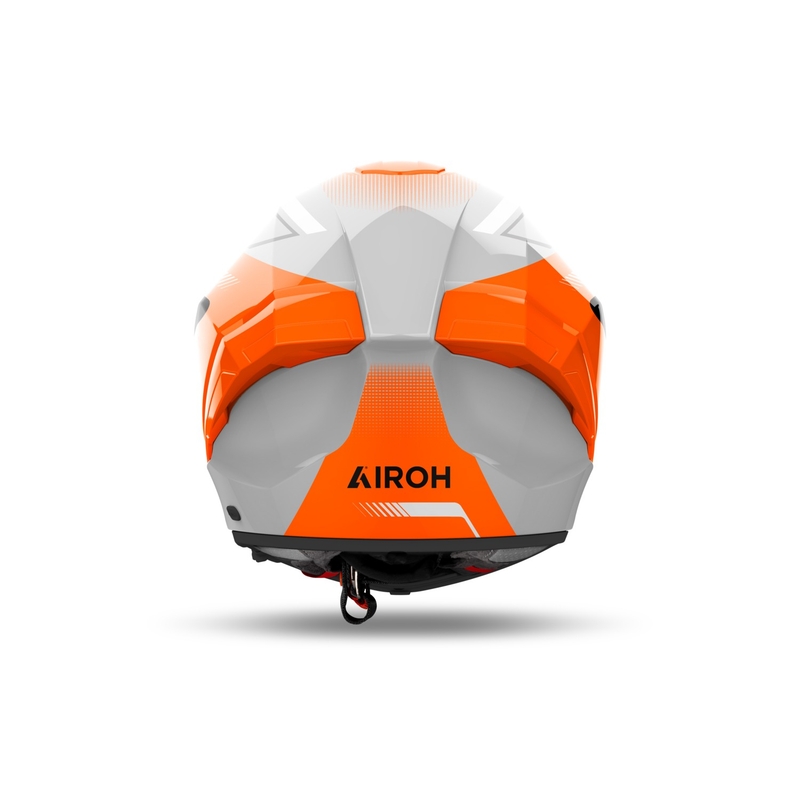 Casco integrale da moto Airoh MATRYX Wide arancione lucido