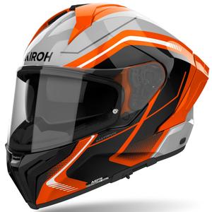 Casco integrale da moto Airoh MATRYX Wide arancione lucido