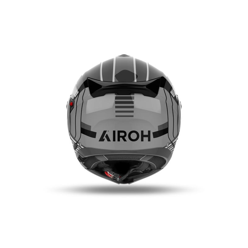 Casco flip-up Airoh Specktre Groove grigio lucido