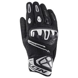 Guanti da moto da donna IXON Mirage Airflow nero-bianco